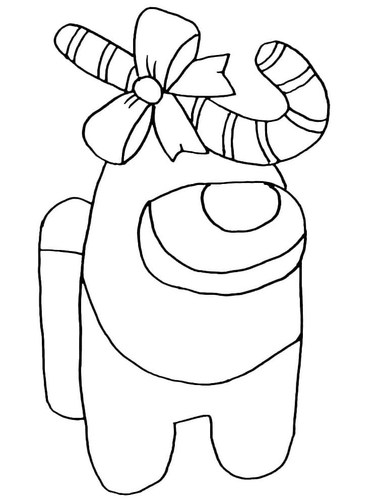 Zdarma Among Us omalovánka