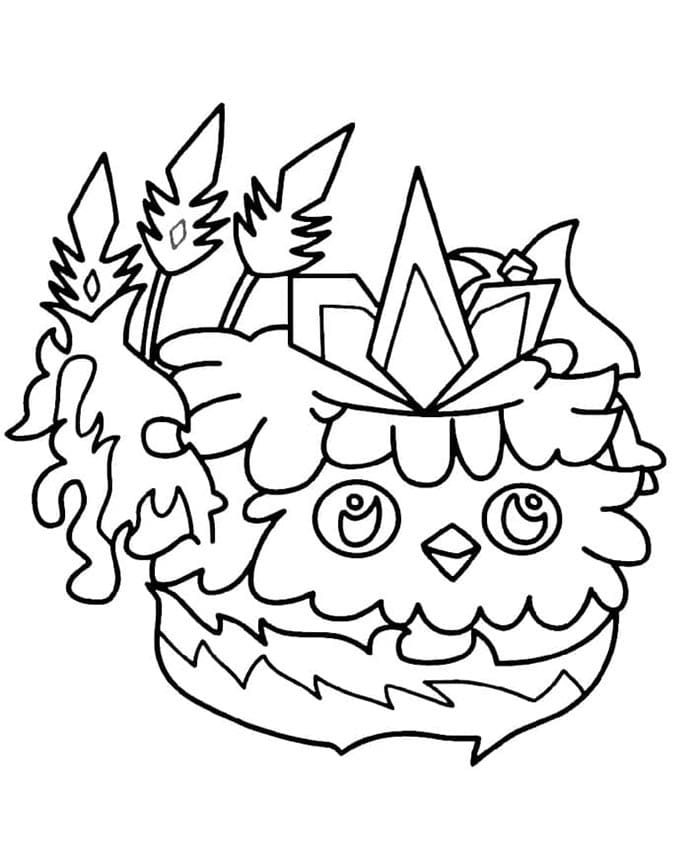 Zdarma Blox Fruits Vytisknutelné omalovánka