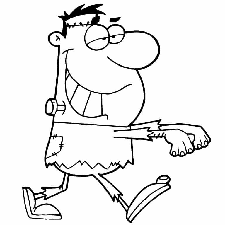 Zdarma Frankenstein pro Děti omalovánka