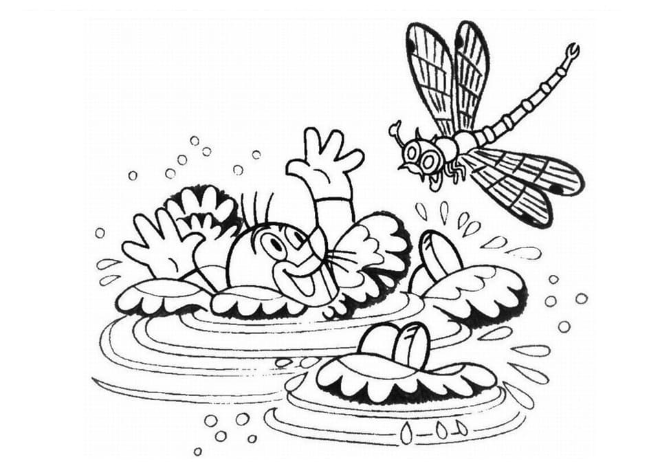 Zdarma Krtek pro Děti omalovánka