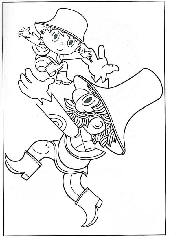 Zdarma Rumcajs k tisku omalovánka