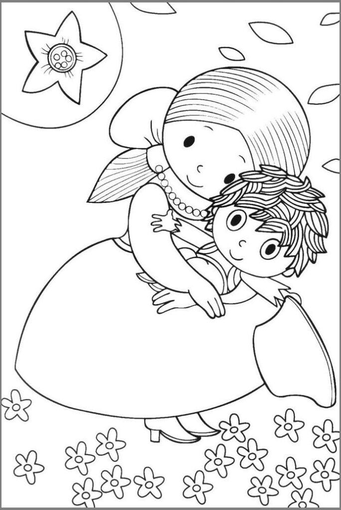 Omalovánka Zdarma obrázek Rumcajse