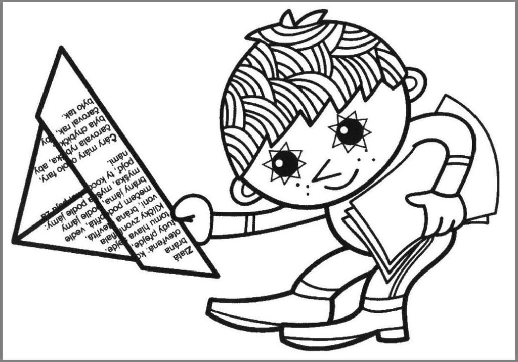 Omalovánka Zdarma obrázek Večerníčka