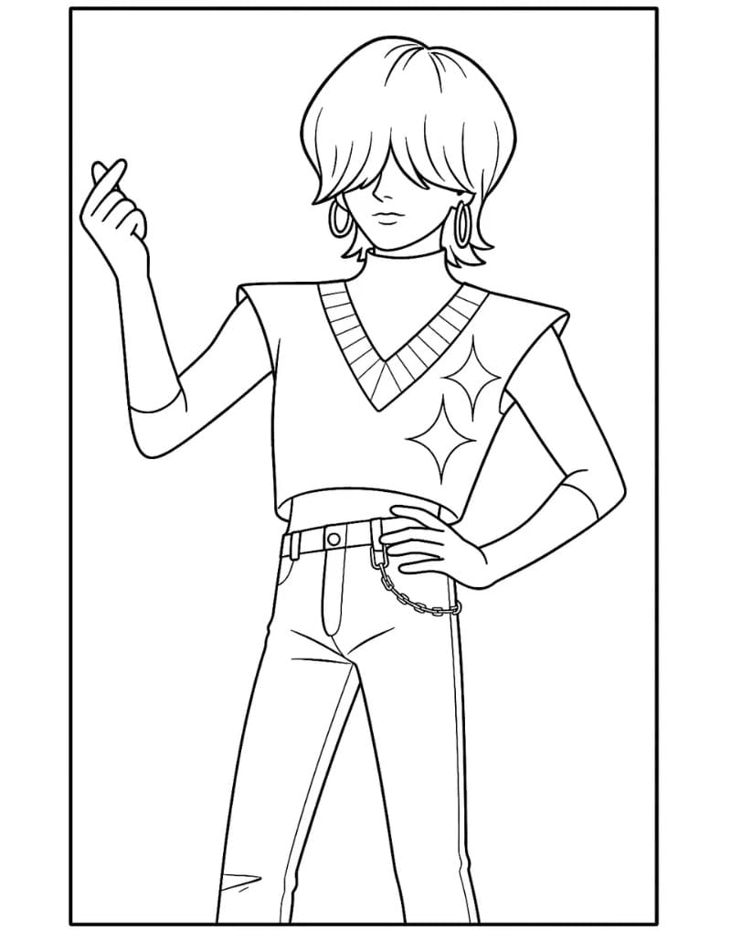 Animovaní Saja Boys omalovánka