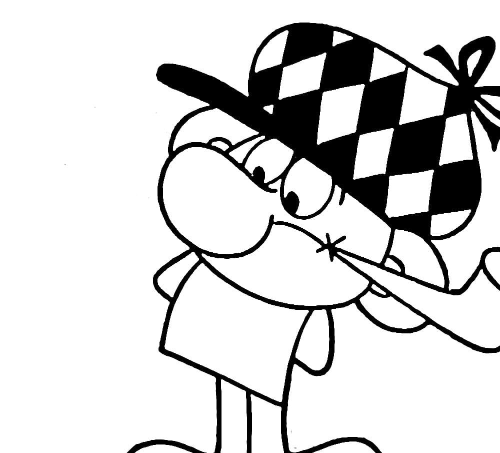 Animovaný Rákosníček omalovánka