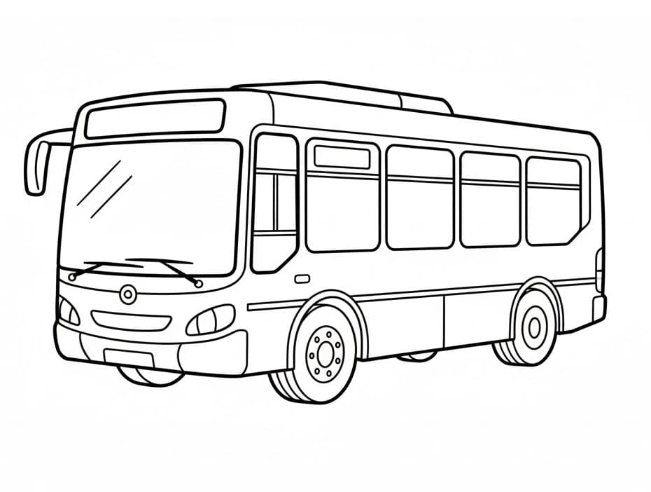 Autobus 2 omalovánka