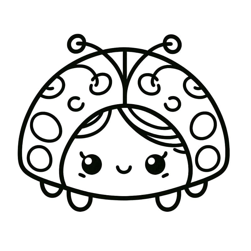 Beruška Cool omalovánka