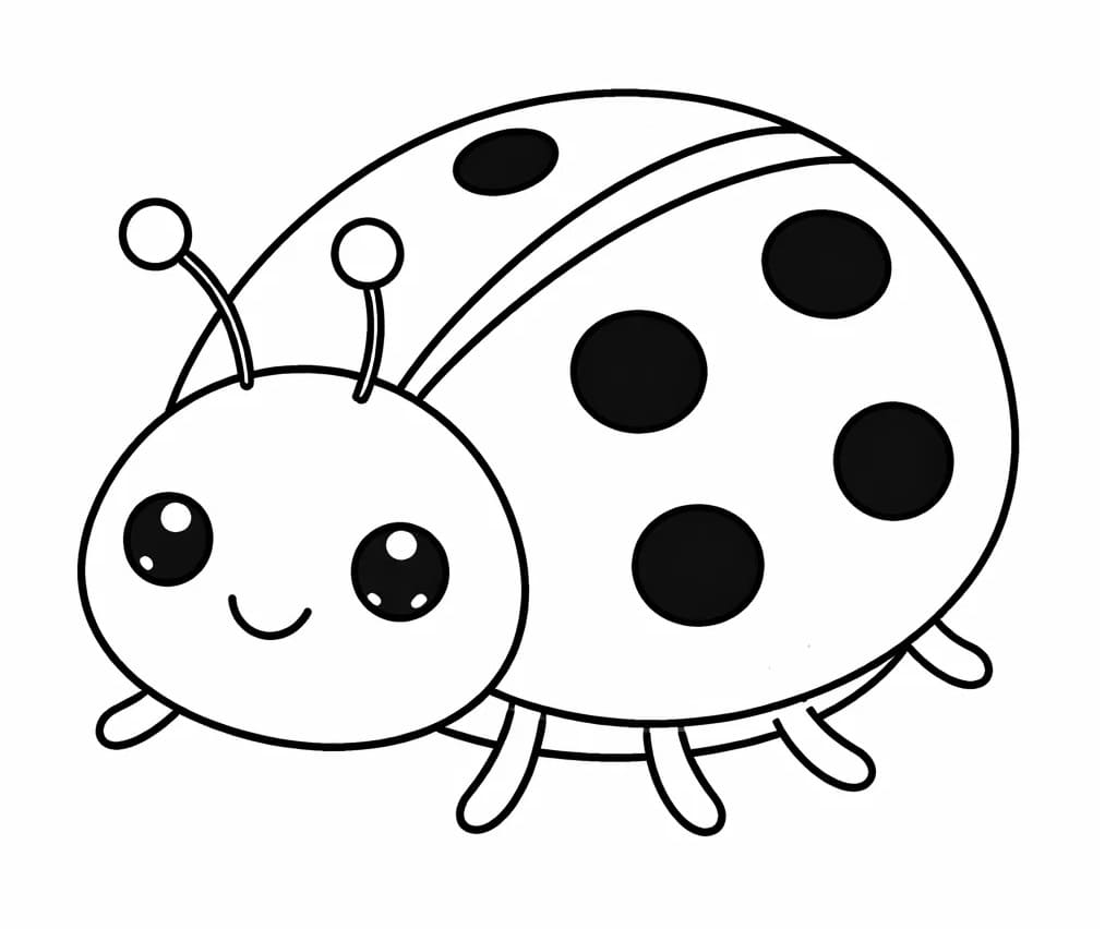 Beruška Normální omalovánka