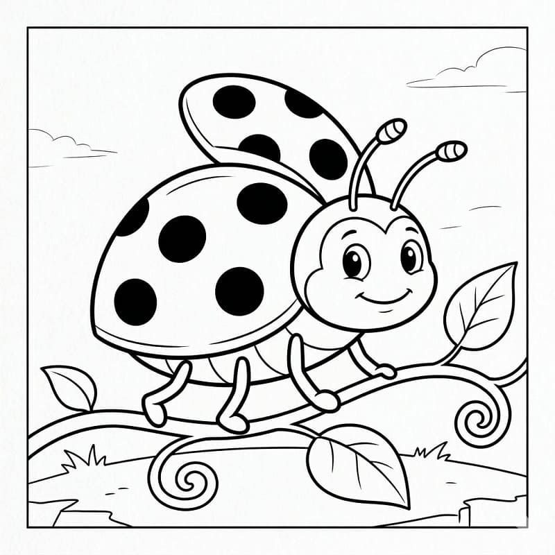 Beruška Úžasná omalovánka