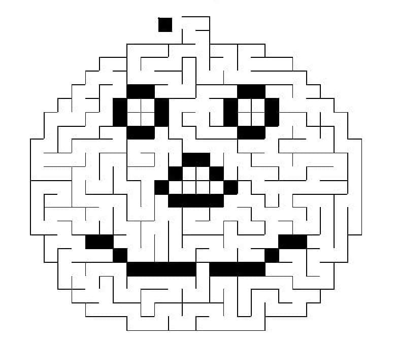 Bludiště (6) omalovánka