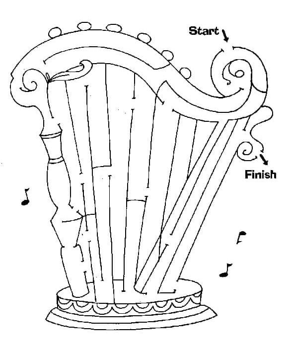 Bludiště obrázek zdarma omalovánka