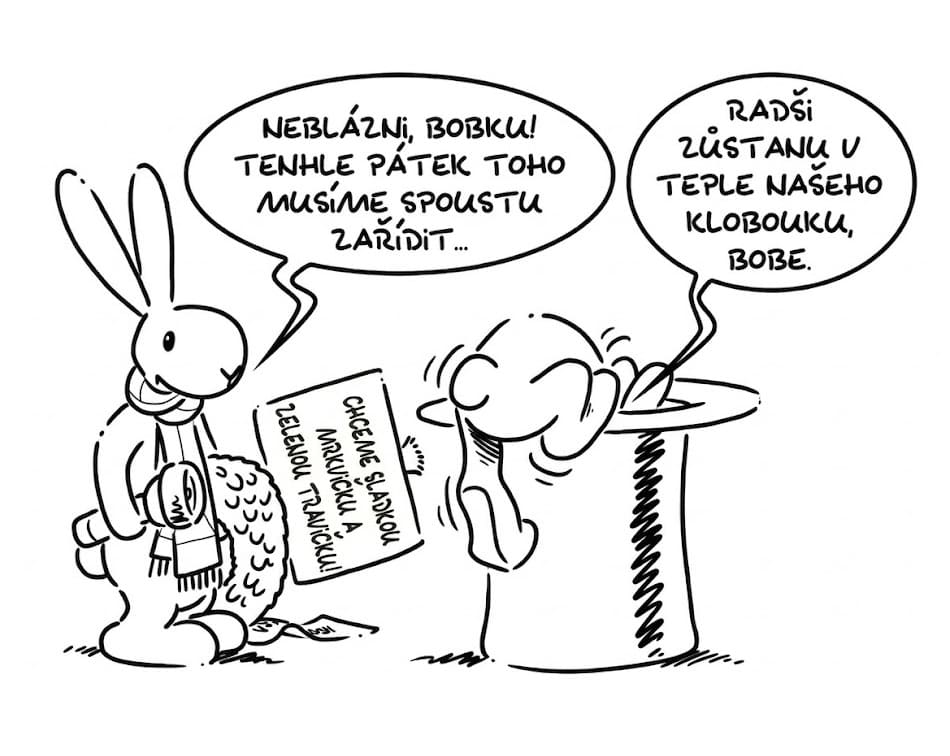 Bob a Bobek bez poplatku omalovánka