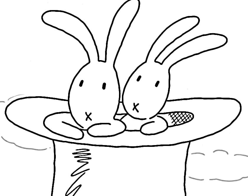 Bob a Bobek pro děti od 1 roku omalovánka