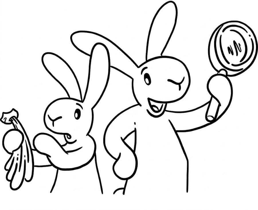 Bob a Bobek pro děti od 2 let omalovánka