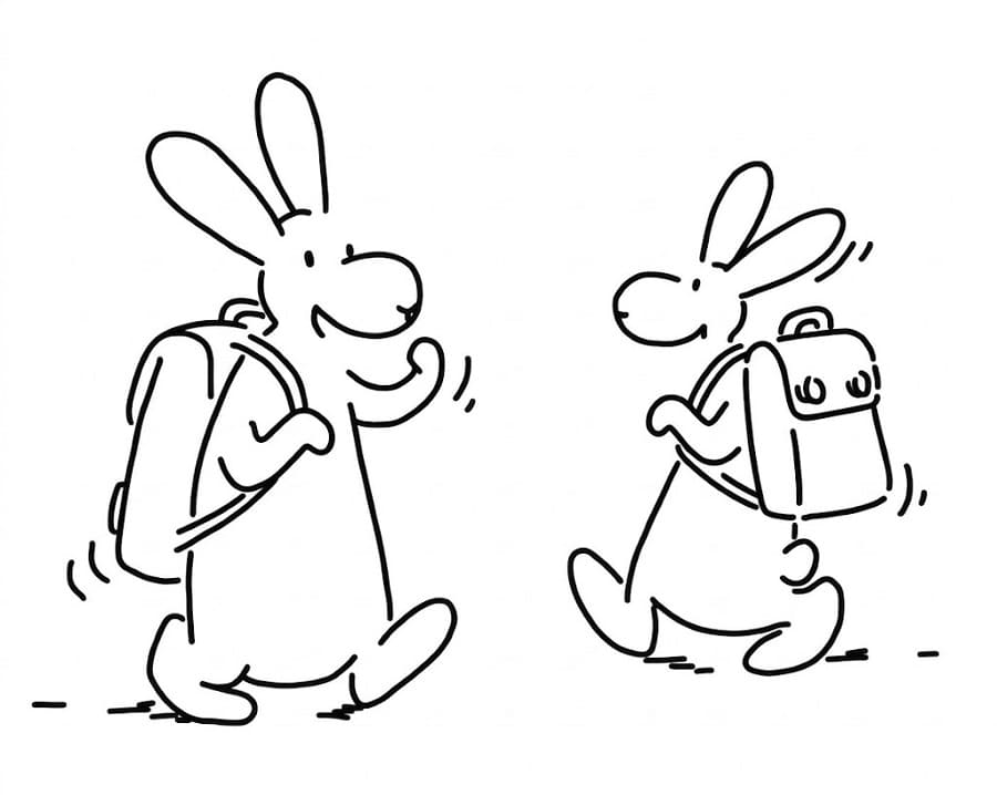 Bob a Bobek pro děti zdarma omalovánka