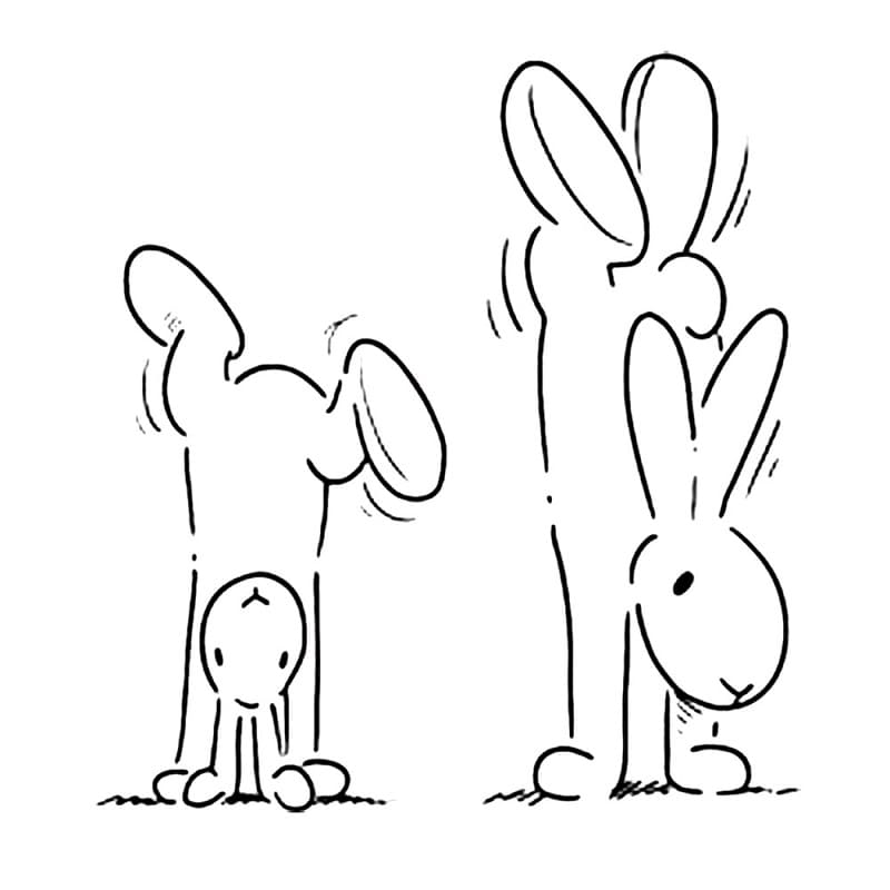 Bob a Bobek tisknutelný pro děti omalovánka