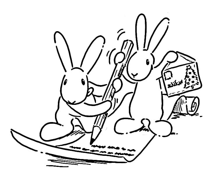 Bob a Bobek zdarma ke stažení omalovánka