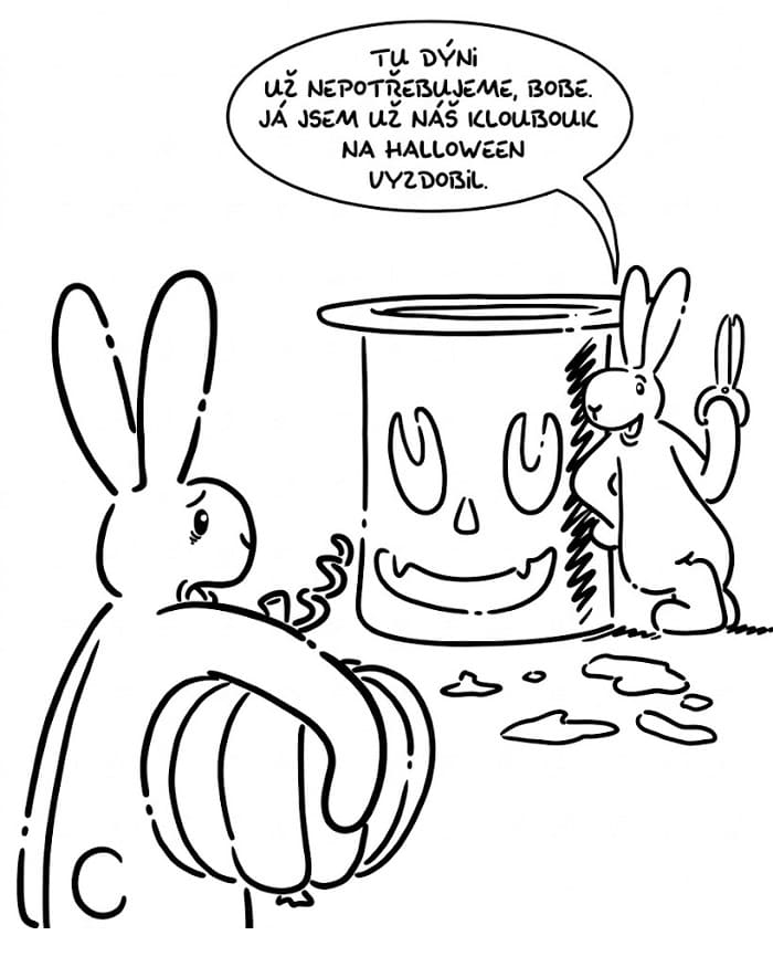 Bob a Bobek zdarma pro malé děti omalovánka