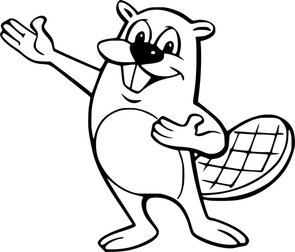 Omalovánka Bobr Gratis