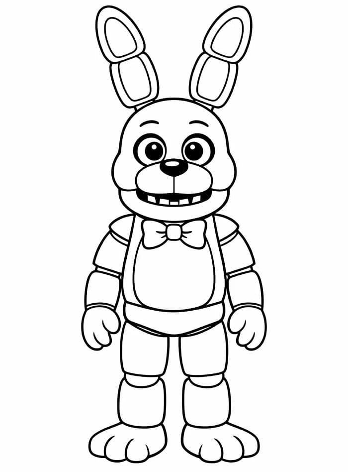 Bonnie Five Nights At Freddy's omalovánka