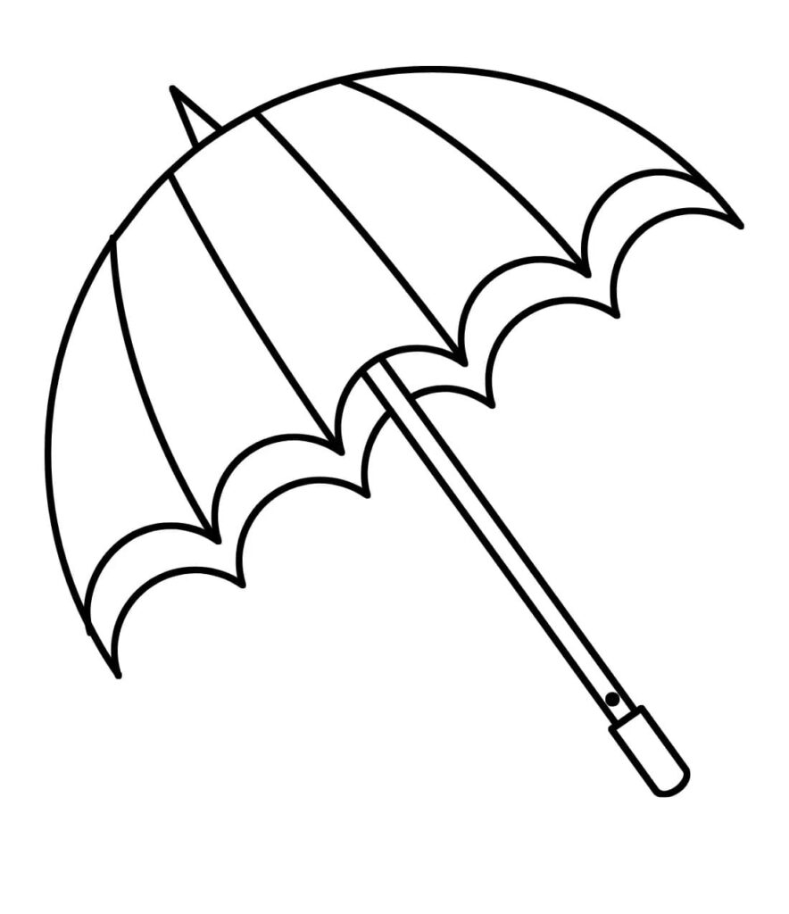 Omalovánka Deštník (5)