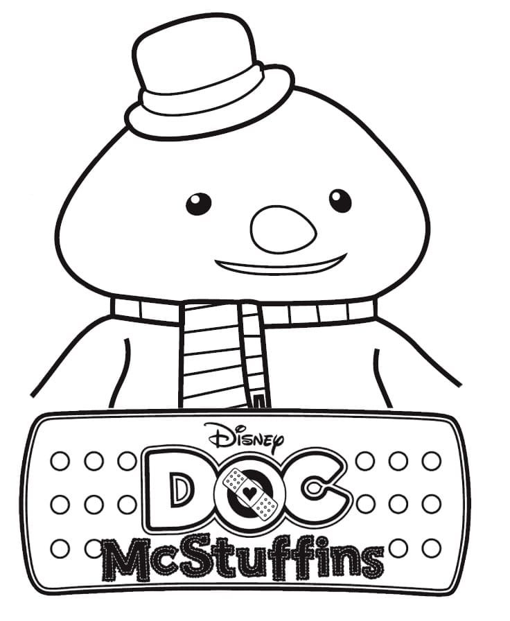 Doktorka Plyšáková pro děti 1 rok omalovánka