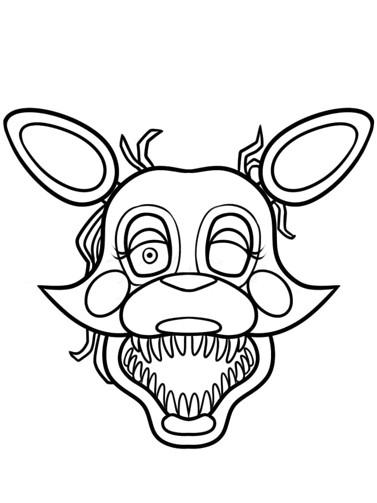 FNAF k tisku omalovánka