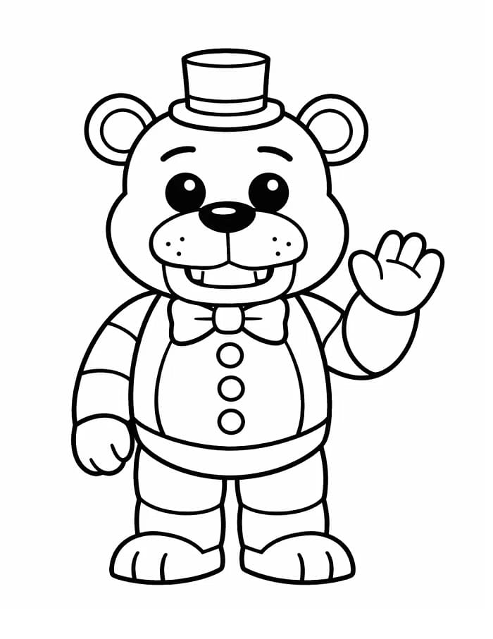 Freddy Five Nights At Freddy's omalovánka