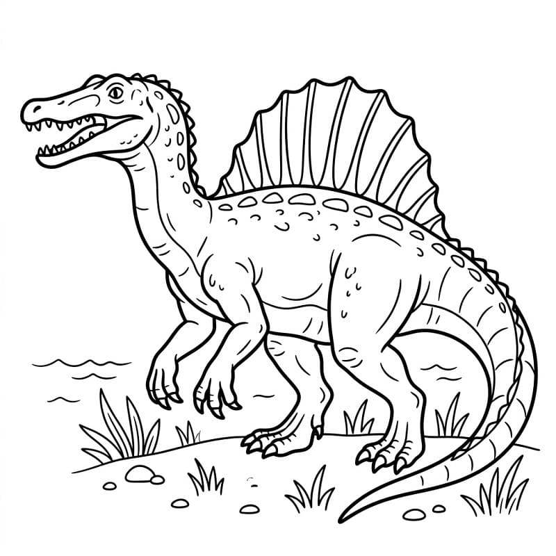 Omalovánky Spinosaurus