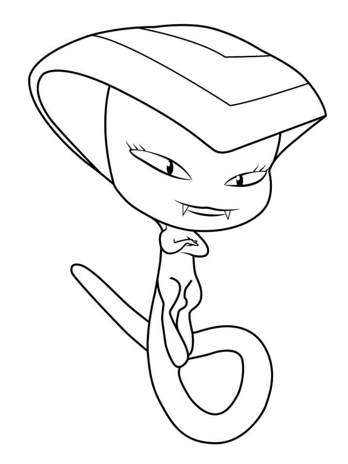 Kouzelná Beruška a Černý Kocour (10) omalovánka