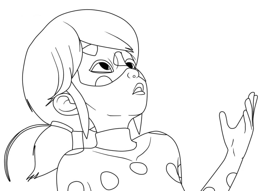 Kouzelná Beruška a Černý Kocour (21) omalovánka