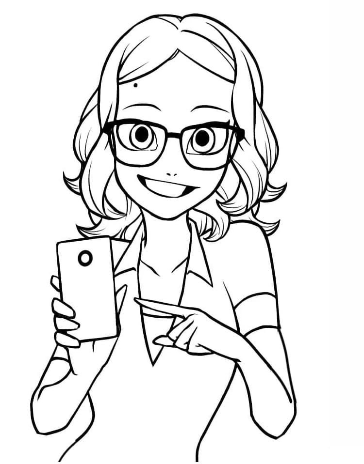 Kouzelná Beruška a Černý Kocour (22) omalovánka