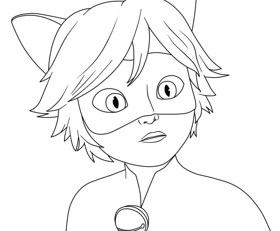 Kouzelná Beruška a Černý Kocour (23) omalovánka