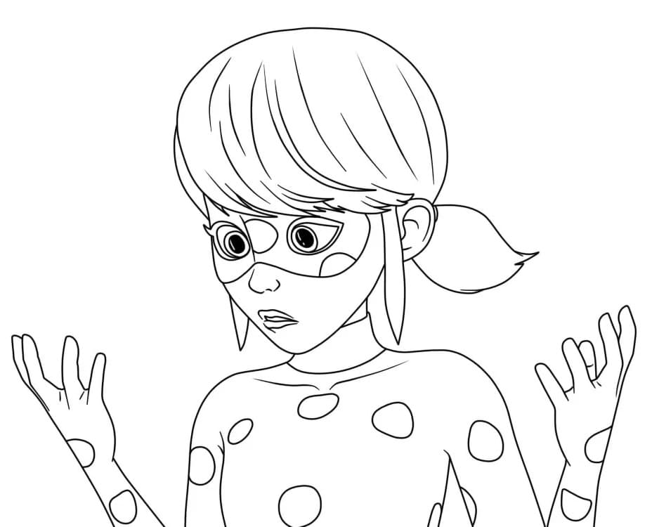 Kouzelná Beruška a Černý Kocour (24) omalovánka