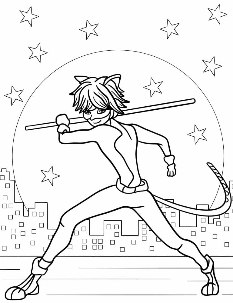 Kouzelná Beruška a Černý Kocour (25) omalovánka