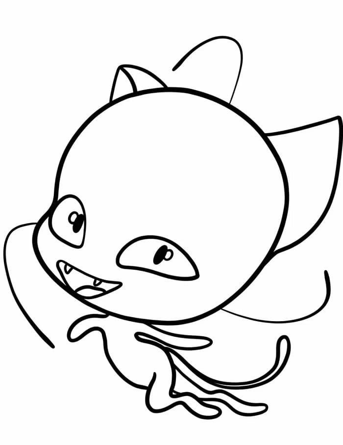 Kouzelná Beruška a Černý Kocour (26) omalovánka