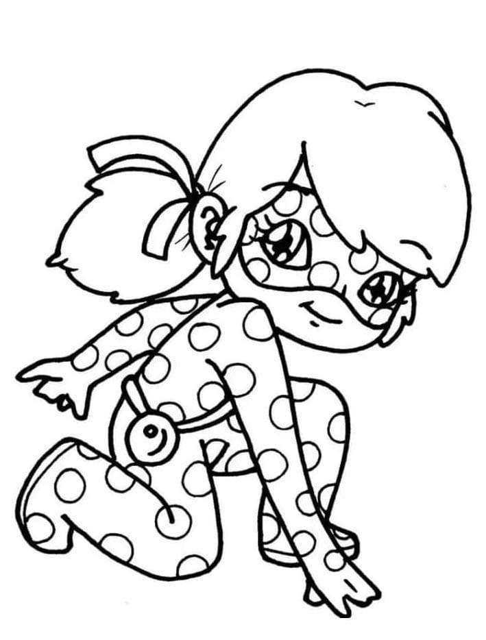 Kouzelná Beruška a Černý Kocour (31) omalovánka