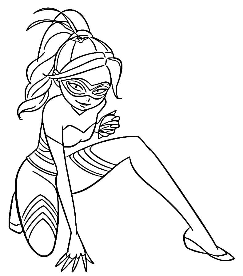 Kouzelná Beruška a Černý Kocour (37) omalovánka