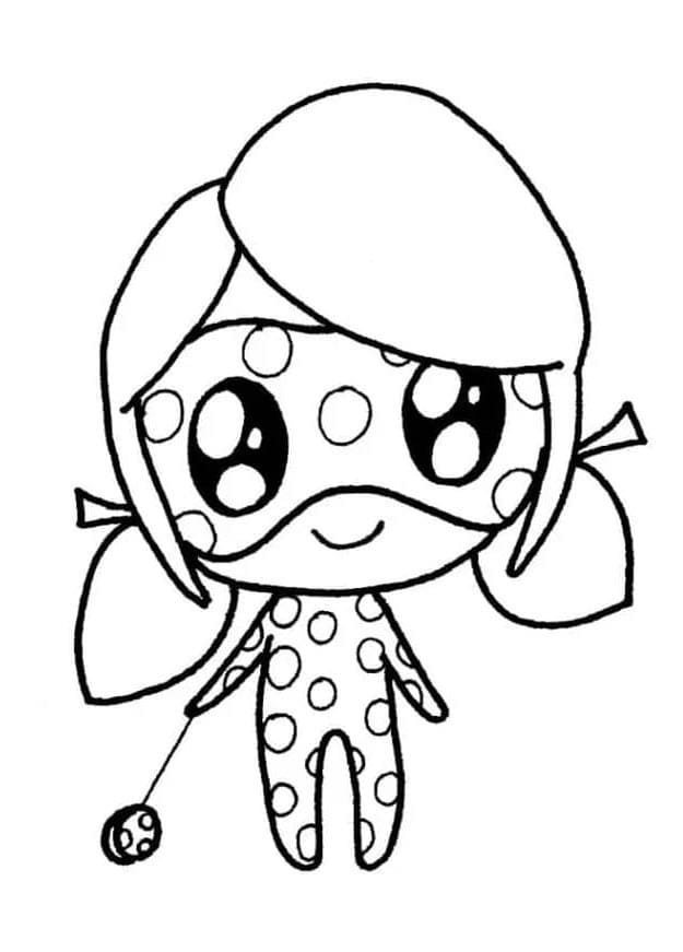 Kouzelná Beruška a Černý Kocour (41) omalovánka