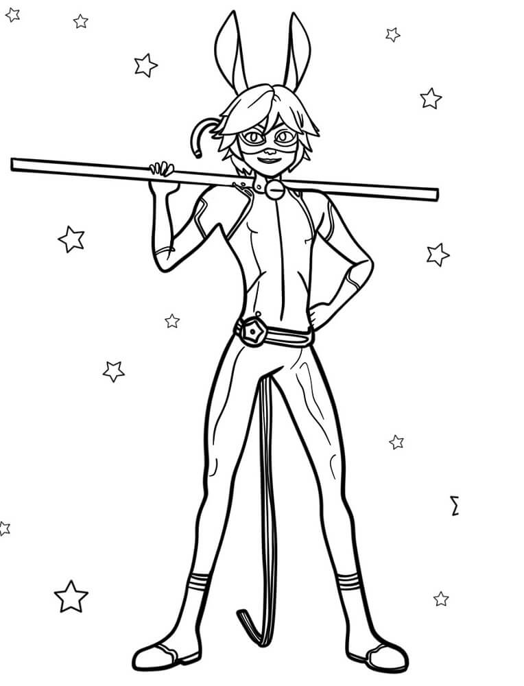 Kouzelná Beruška a Černý Kocour (46) omalovánka