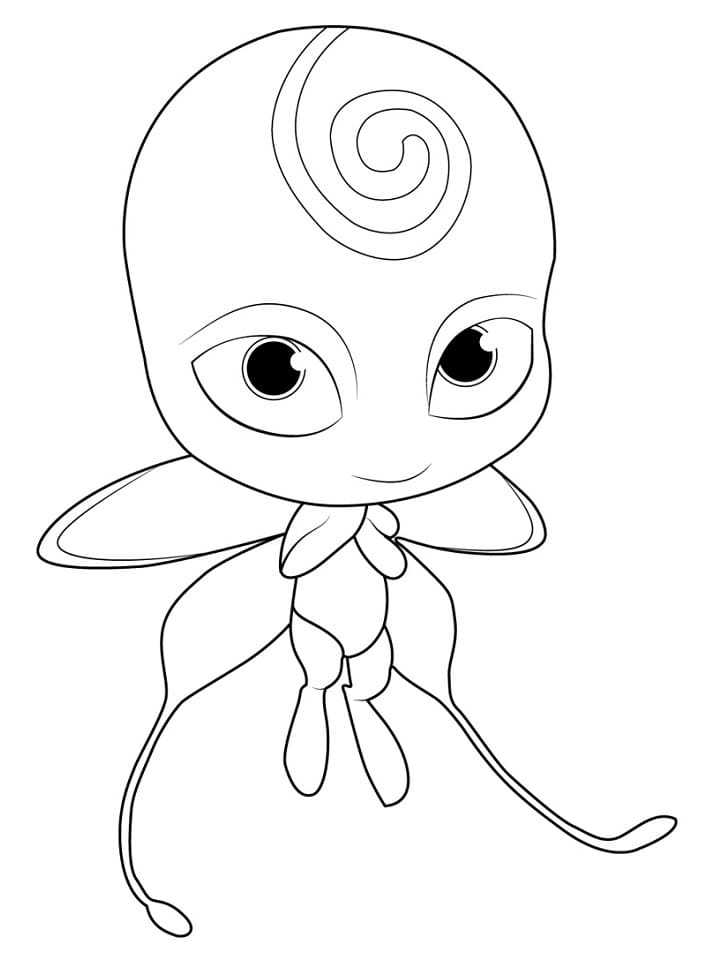 Kouzelná Beruška a Černý Kocour (5) omalovánka