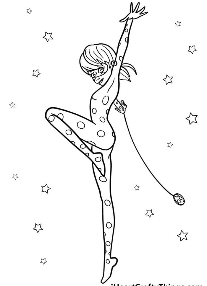 Kouzelná Beruška a Černý Kocour (51) omalovánka