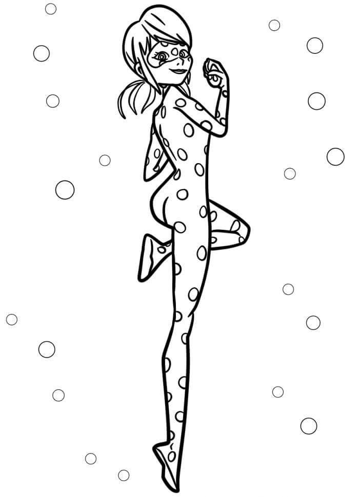 Kouzelná Beruška a Černý Kocour (55) omalovánka