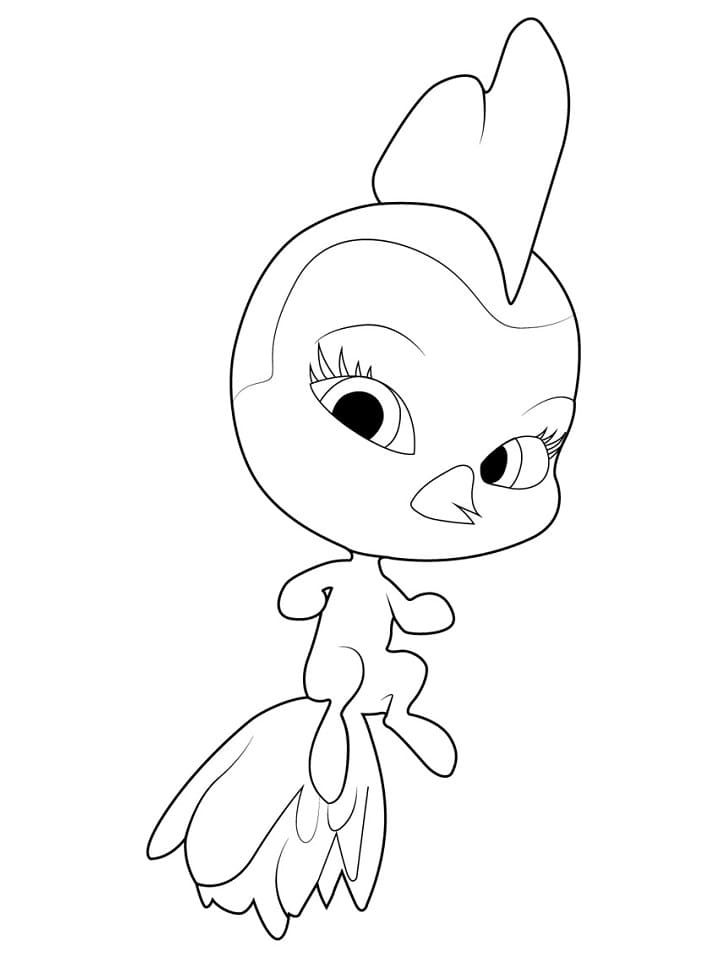 Kouzelná Beruška a Černý Kocour (6) omalovánka