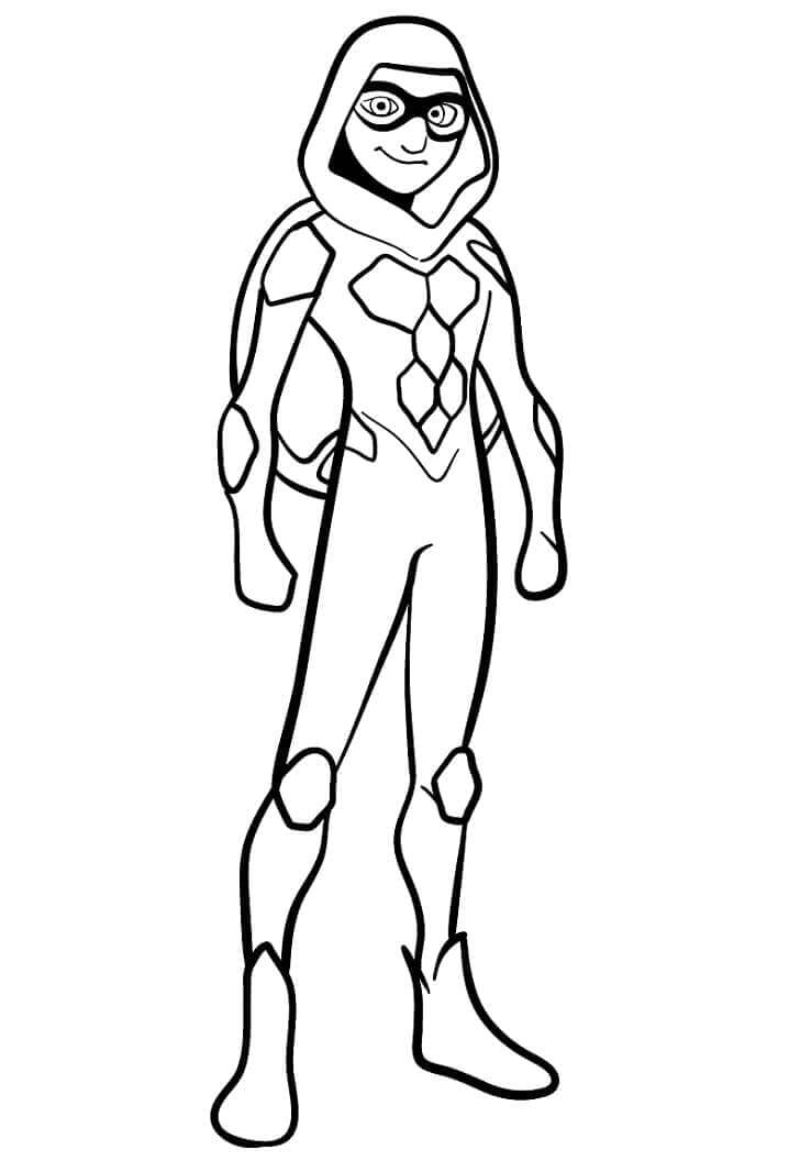 Kouzelná Beruška a Černý Kocour (60) omalovánka