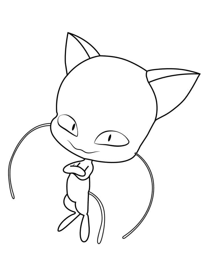 Kouzelná Beruška a Černý Kocour (7) omalovánka