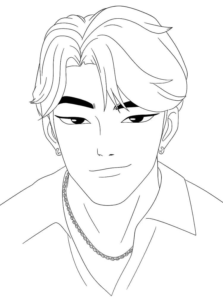 Kpop Demon Hunters Saja Boys omalovánka