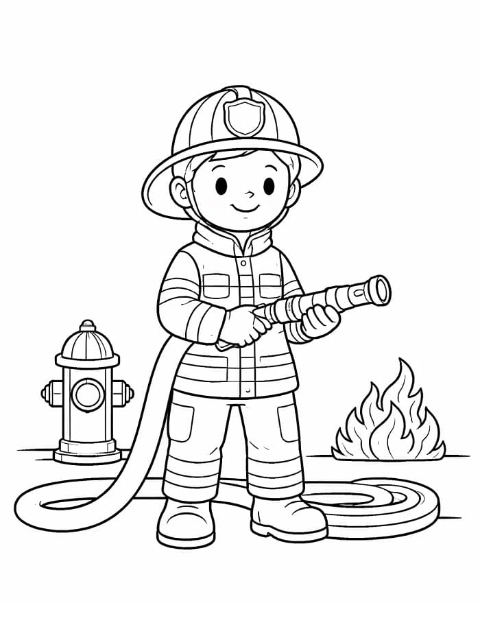 Omalovánky Hasiči