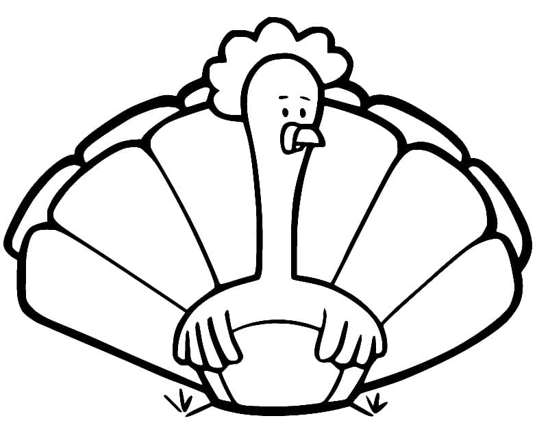 Krocan Zdarma omalovánka