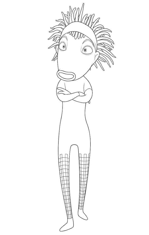 Lichožrouti pro děti omalovánka